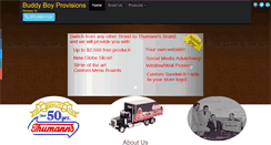 Desktop Screenshot of buddyboyprovisions.com